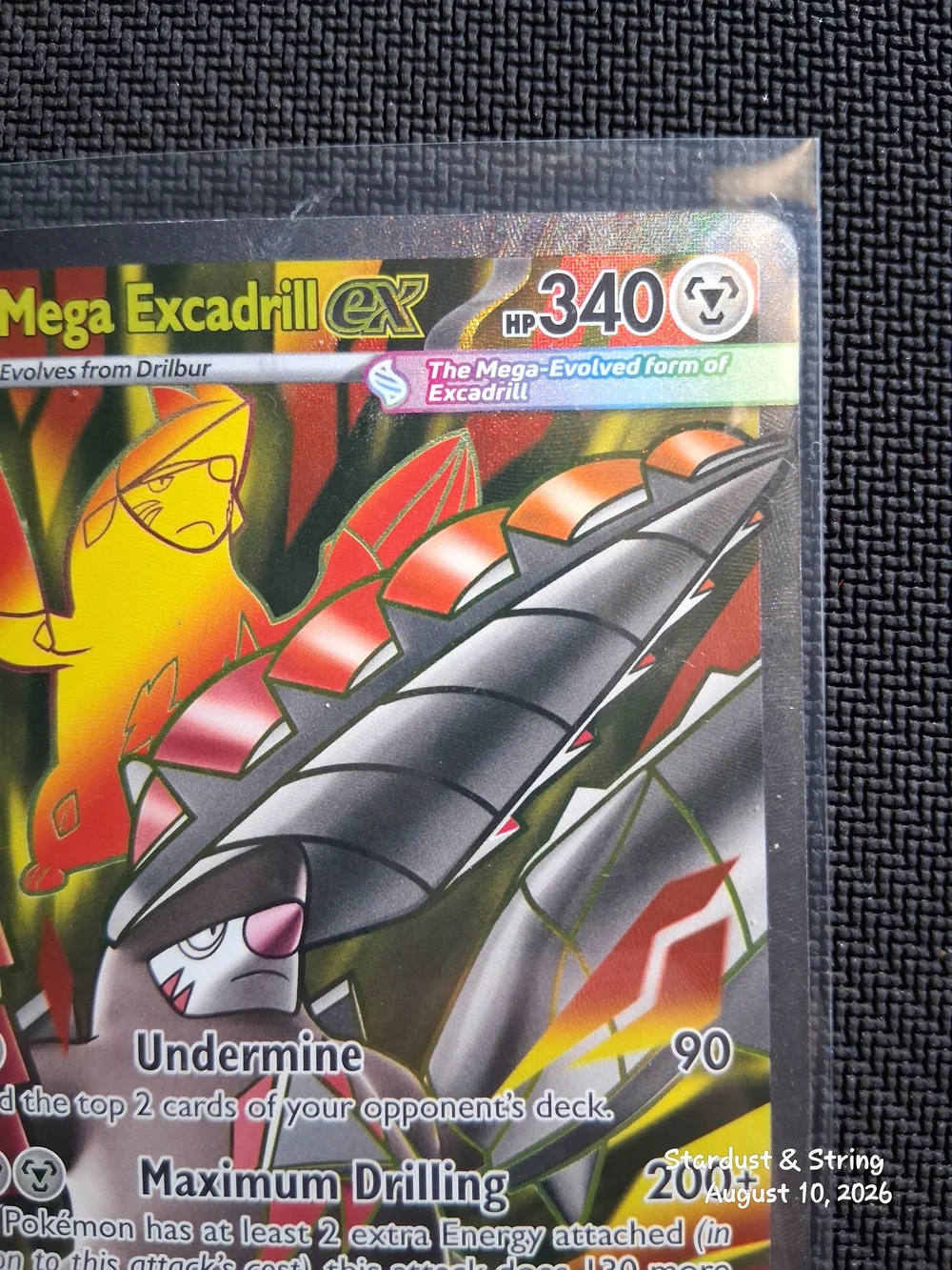 Pokemon Drilbur Mega Excadrill ex 103 And 065 Card Lot Set Pack To Sleeve/LP